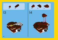 LEGO 31004 instructions page 10 – build guide