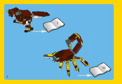 LEGO 31004 instructions page 2 – build guide