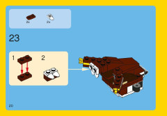 LEGO 31004 instructions page 20 – build guide