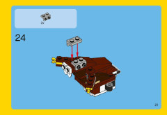 LEGO 31004 instructions page 21 – build guide