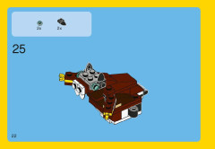 LEGO 31004 instructions page 22 – build guide