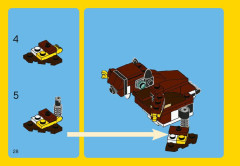 LEGO 31004 instructions page 28 – build guide