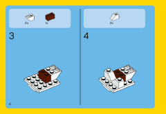 LEGO 31004 instructions page 4 – build guide