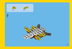 LEGO 31004 instructions page 41 – build guide