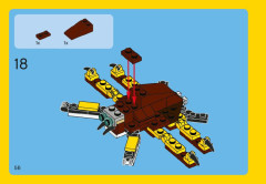 LEGO 31004 instructions page 56 – build guide