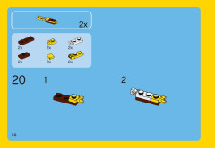 LEGO 31004 instructions page 58 – build guide