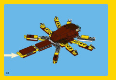 LEGO 31004 instructions page 64 – build guide