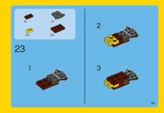 LEGO 31004 instructions page 65 – build guide
