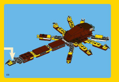 LEGO 31004 instructions page 68 – build guide