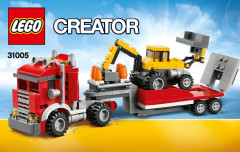 LEGO 31005 instructions page 1 – build guide