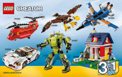 LEGO 31005 instructions page 63 – build guide