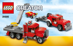 LEGO 31005 instructions page 1 – build guide