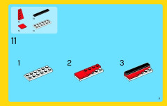 LEGO 31006 instructions page 11 – build guide