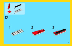 LEGO 31006 instructions page 13 – build guide