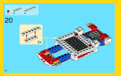 LEGO 31006 instructions page 22 – build guide
