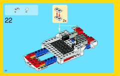LEGO 31006 instructions page 24 – build guide