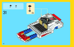 LEGO 31006 instructions page 40 – build guide