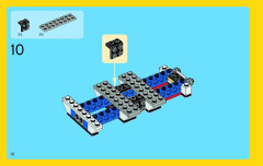 LEGO 31006 instructions page 10 – build guide