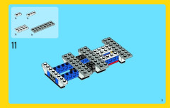 LEGO 31006 instructions page 11 – build guide