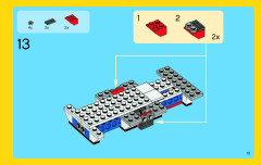 LEGO 31006 instructions page 13 – build guide
