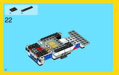 LEGO 31006 instructions page 22 – build guide