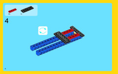 LEGO 31006 instructions page 4 – build guide