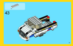 LEGO 31006 instructions page 45 – build guide