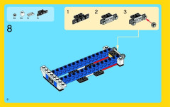 LEGO 31006 instructions page 8 – build guide
