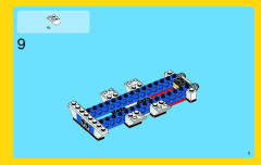 LEGO 31006 instructions page 9 – build guide