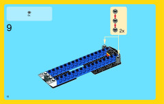 LEGO 31006 instructions page 10 – build guide