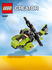 LEGO 31007 instructions page 1 – build guide