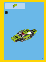 LEGO 31007 instructions page 17 – build guide