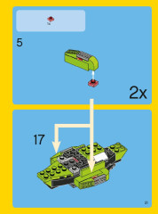 LEGO 31007 instructions page 21 – build guide