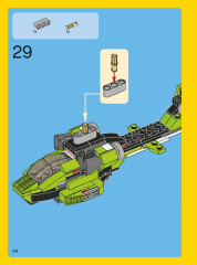 LEGO 31007 instructions page 44 – build guide