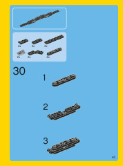 LEGO 31007 instructions page 45 – build guide