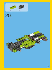 LEGO 31007 instructions page 21 – build guide