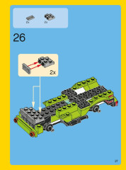 LEGO 31007 instructions page 27 – build guide