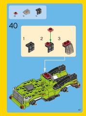 LEGO 31007 instructions page 43 – build guide