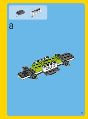 LEGO 31007 instructions page 9 – build guide