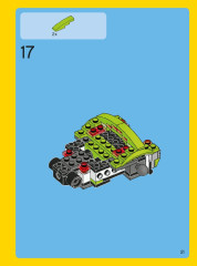 LEGO 31007 instructions page 21 – build guide