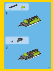 LEGO 31007 instructions page 31 – build guide