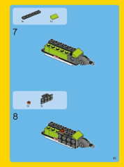 LEGO 31007 instructions page 43 – build guide