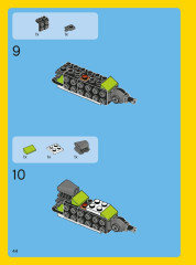 LEGO 31007 instructions page 44 – build guide