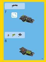 LEGO 31007 instructions page 63 – build guide
