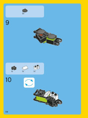 LEGO 31007 instructions page 64 – build guide