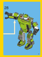 LEGO 31007 instructions page 67 – build guide
