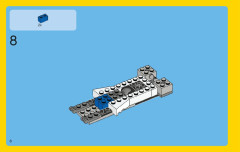 LEGO 31008 instructions page 8 – build guide