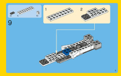 LEGO 31008 instructions page 9 – build guide