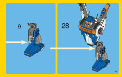 LEGO 31008 instructions page 43 – build guide