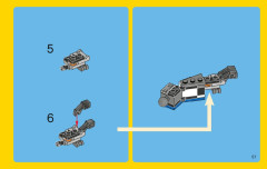 LEGO 31008 instructions page 57 – build guide